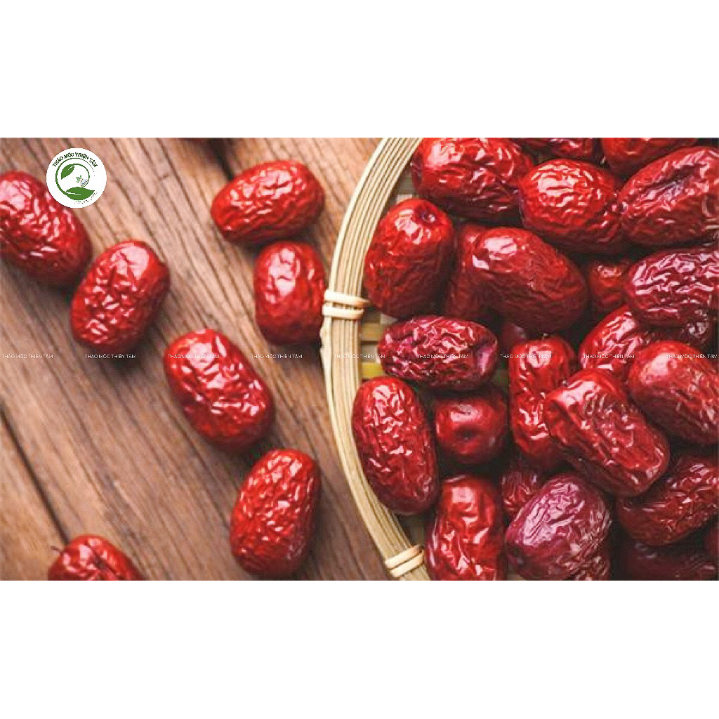 Táo đỏ nguyên quả size 18-20 hàng tuyển quả to thịt dày giúp bồi bổ khí huyết, ngủ ngon - Thảo Mộc Thiện Tâm