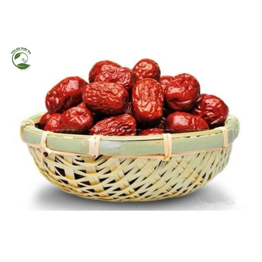 Táo đỏ nguyên quả size 18-20 hàng tuyển quả to thịt dày giúp bồi bổ khí huyết, ngủ ngon - Thảo Mộc Thiện Tâm