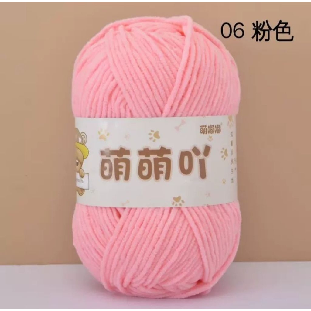Len nhung gấu, len nhung baby sợi nhỏ, nhung gấu meng meng