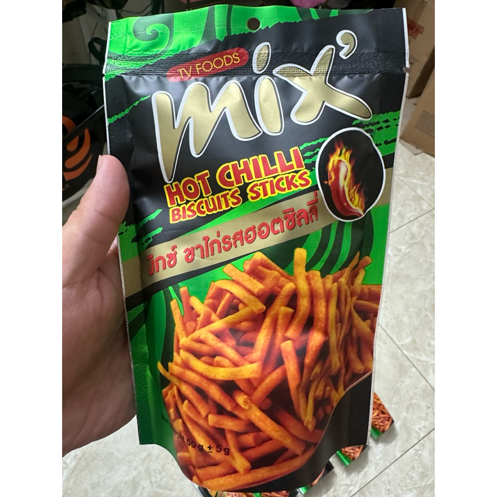 Giá Mềm Vô Địch( Mua 1 Tặng 1 )Combo 20 gói bim mix chữ thái ( thương hiệu TV Food và 5c Food ) 10 ớt cay + 10 rong biển
