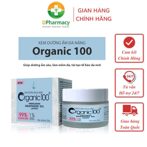 Kem Dưỡng Âm Đa Năng Organic100, Giúp Dưỡng Âm Sâu, Làm Mềm Da, Tái Tạo Tế Bào Da, Lọ 50 gam