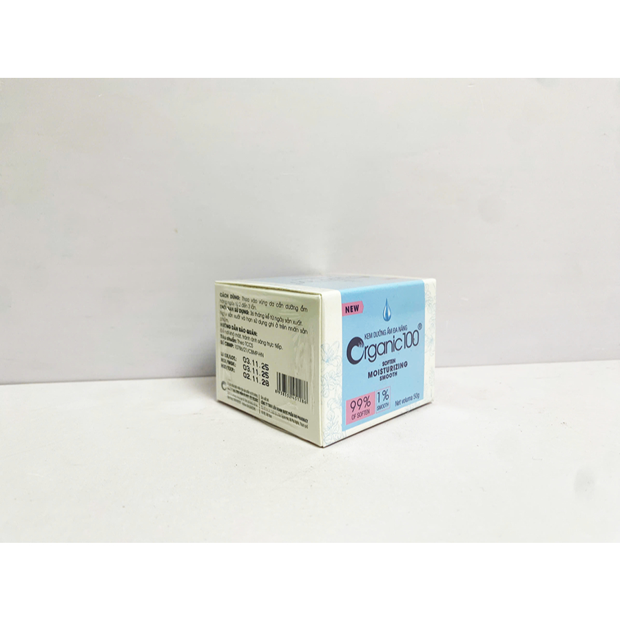 Kem Dưỡng Âm Đa Năng Organic100, Giúp Dưỡng Âm Sâu, Làm Mềm Da, Tái Tạo Tế Bào Da, Lọ 50 gam