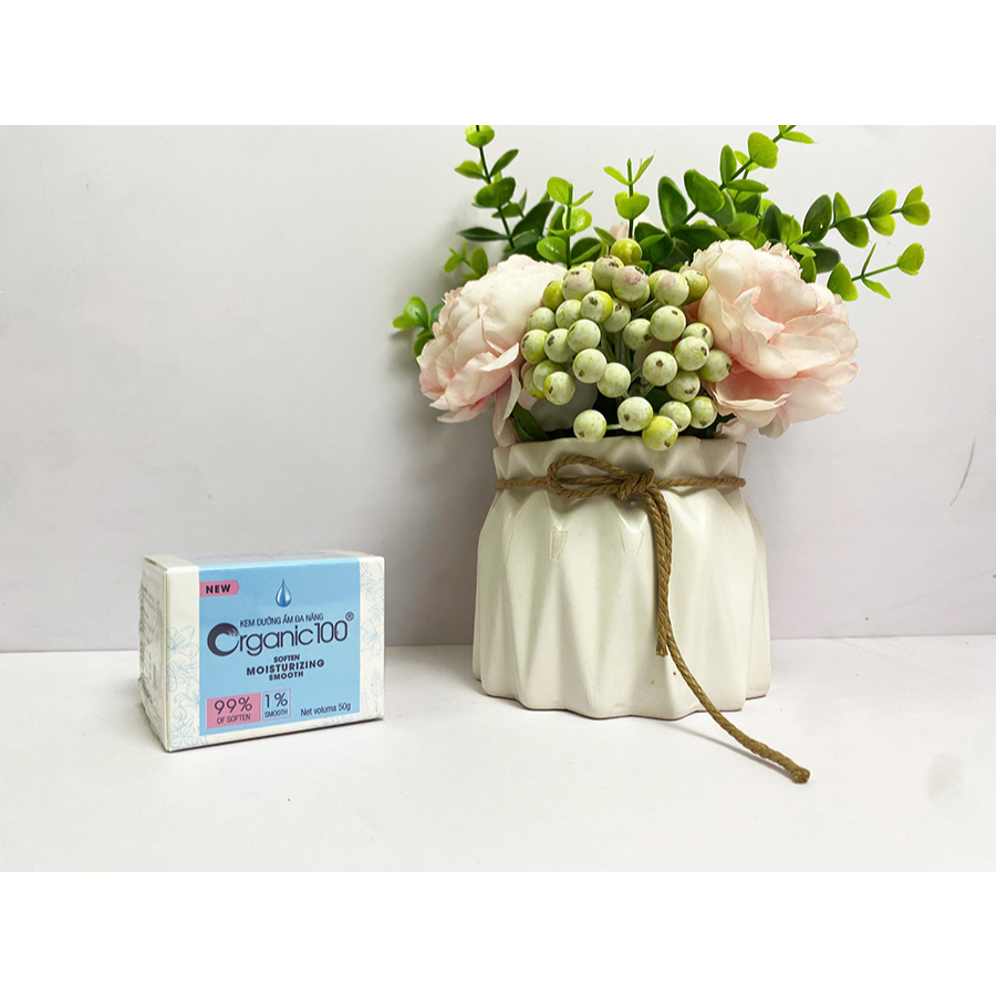 Kem Dưỡng Âm Đa Năng Organic100, Giúp Dưỡng Âm Sâu, Làm Mềm Da, Tái Tạo Tế Bào Da, Lọ 50 gam