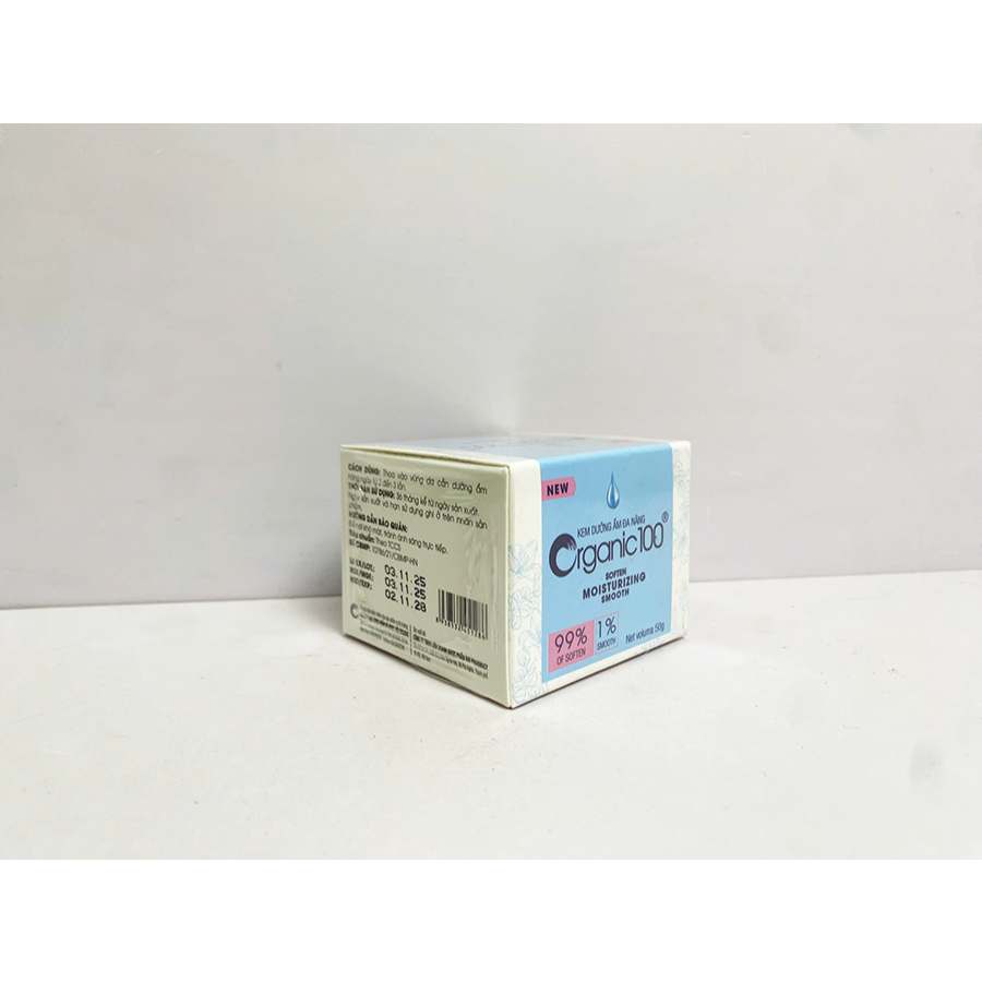 Kem Dưỡng Âm Đa Năng Organic100, Giúp Dưỡng Âm Sâu, Làm Mềm Da, Tái Tạo Tế Bào Da, Lọ 50 gam