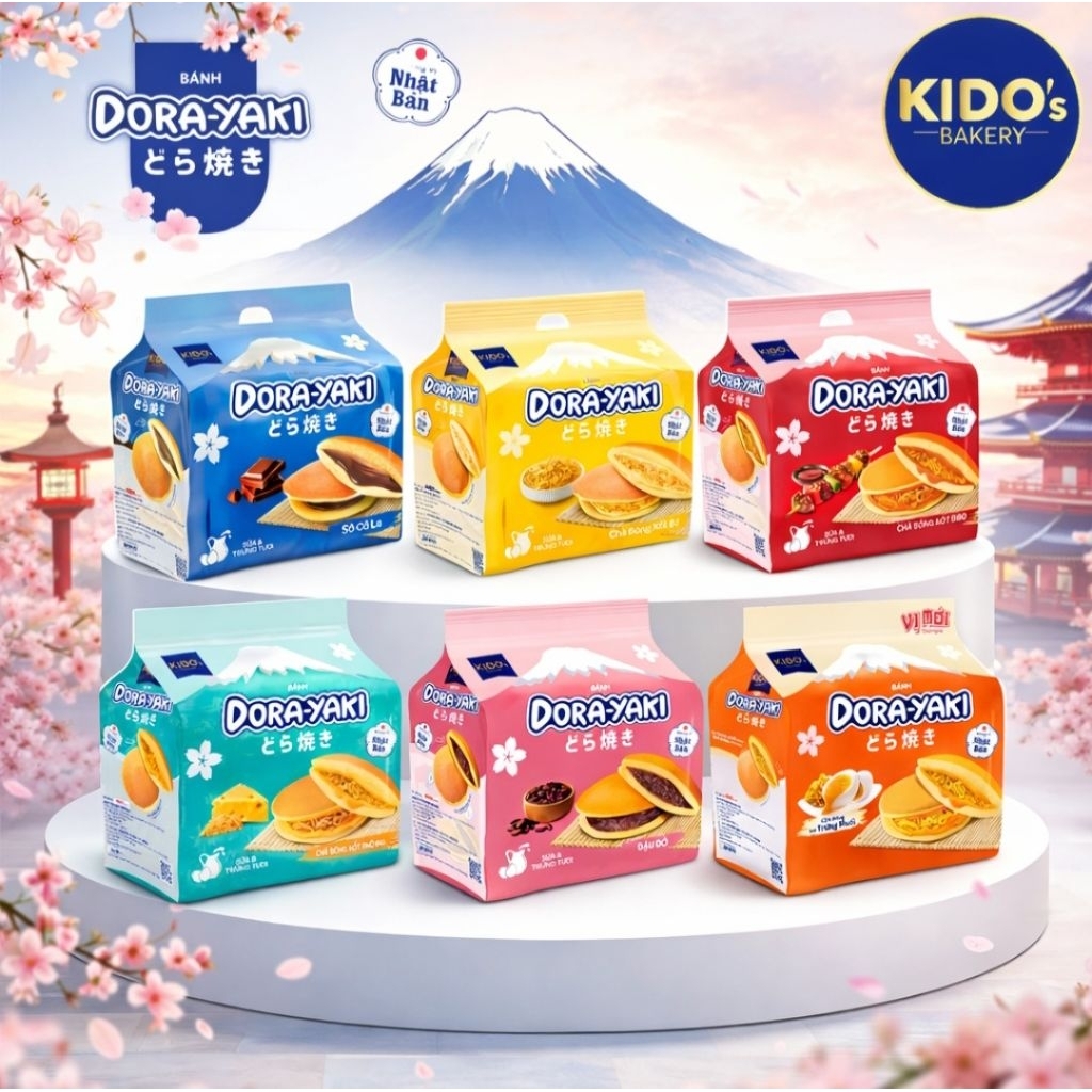 Bánh Dora-yaki KIDO's Đậm Đà Hương Vị Nhật Bản - Bánh Doremon | Shopee ...