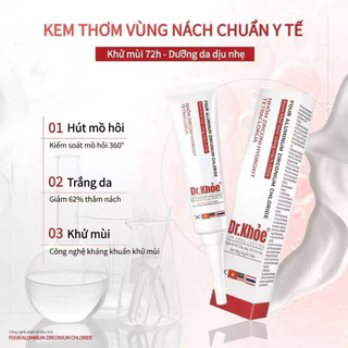 (CHE TÊN )KEM LÀM THƠM KHỬ MÙI HÔI NÁCH LÀM TRẮNG DA GIẢM MỒ HÔI