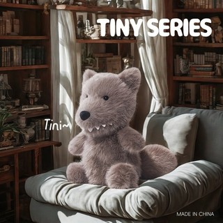 Sói Tiny bông mềm mại, búp bê dễ thương ôm ngủ giao từ kho Hà Nội