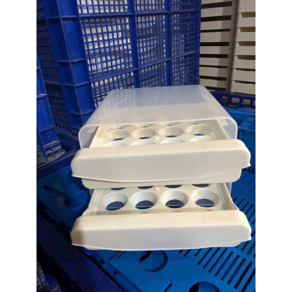 Khay đựng trứng 2 ngăn, 36 ô tiện dụng AMIZIN