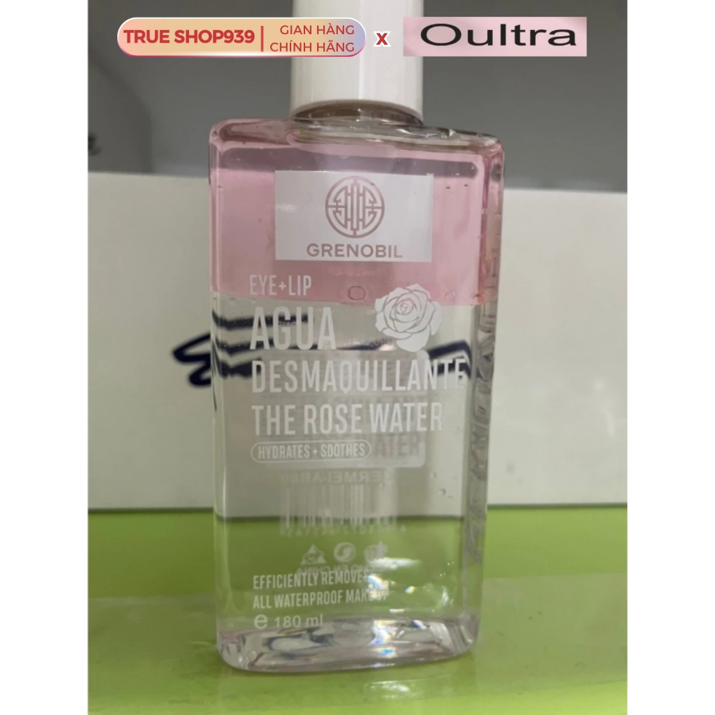 Nước tẩy trang mắt môi dịu nhẹ cho mọi loại da Grenobil 180ml
