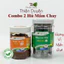 COMBO 2 Hủ Mắm Lóc Chay + Sả Ớt Ăn Liền Thiện Duyên - Mỗi hủ 300G được làm từ đậu nành nguyên chất thơm ngon đâm vị
