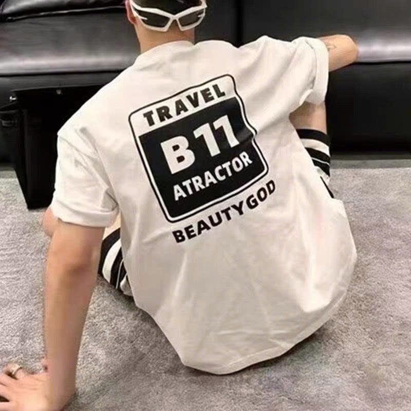 Áo thun Stee Cổ tròn TRAVEL B11 Localbrand ICVCVNI Unisex Cotton