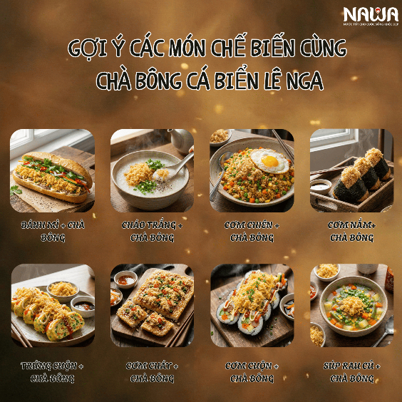 Chà bông cá biển thiên nhiên LÊ NGA - Chà bông cá mối / Chà bông cá thu cờ ( Hộp/200G )