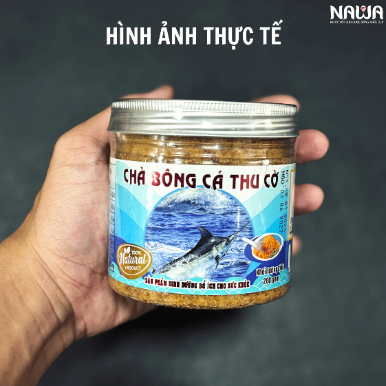 Chà bông cá biển thiên nhiên LÊ NGA - Chà bông cá mối / Chà bông cá thu cờ ( Hộp/200G )