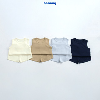 Bộ quần áo ba lỗ basic cho bé trai, bé gái Hokiha vải cotton bozip mềm mại, thoáng mát size 8-17kg BB20