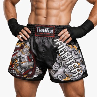 Quần Muay Fighter QMF-02 - Muay Thai Shorts, Muay Viet Nam, in 3D chất lượng cao