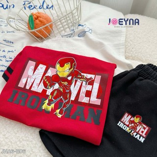 Bộ Cotton Cộc Tay Bé Trai Họa Tiết Siêu Nhân Spider Man Joeyna - Chất Liệu Cao Cấp, mềm mại Hè 2026