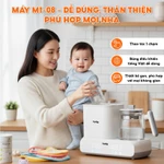 [Siêu ưu đãi] Máy đun hâm sữa tiệt trùng hơi nước đa chức năng Topgiakids M1-08 - Bảo hành 3 năm chính hãng — ảnh 5