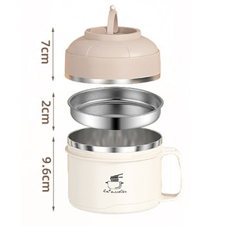 Bình giữ nhiệt đựng , hộp đựng cơm trưa bằng thép không gỉ giữ nhiệt,, thích hợp cho người lớn đi làm, học sinh