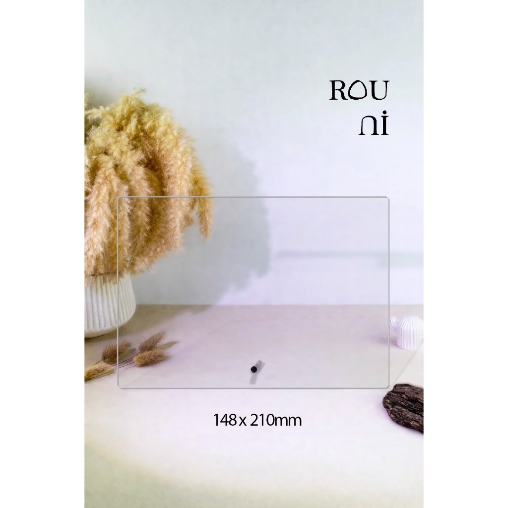 Bảng trưng mẫu ROUNI: Bảng màu mica trong suốt trưng bày màu sơn, mẫu móng