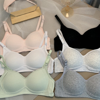 Áo Lót Nữ VECYLA, Áo Ngực Nữ, Bra Chất Cotton Nâng Ngực Mút Mỏng, Áo Ngực Không Gọng Thoáng Mát Tôn Vòng 1- 132/ 138