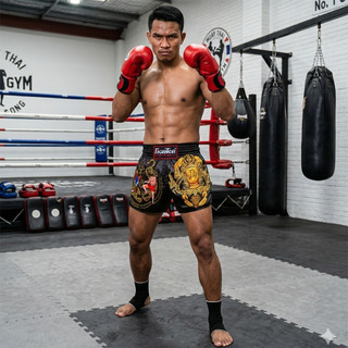 Quần Muay Fighter QMF-06 | Quần Shorts Muay Thái Chuẩn Đẹp 2026 Cho Nam & Nữ