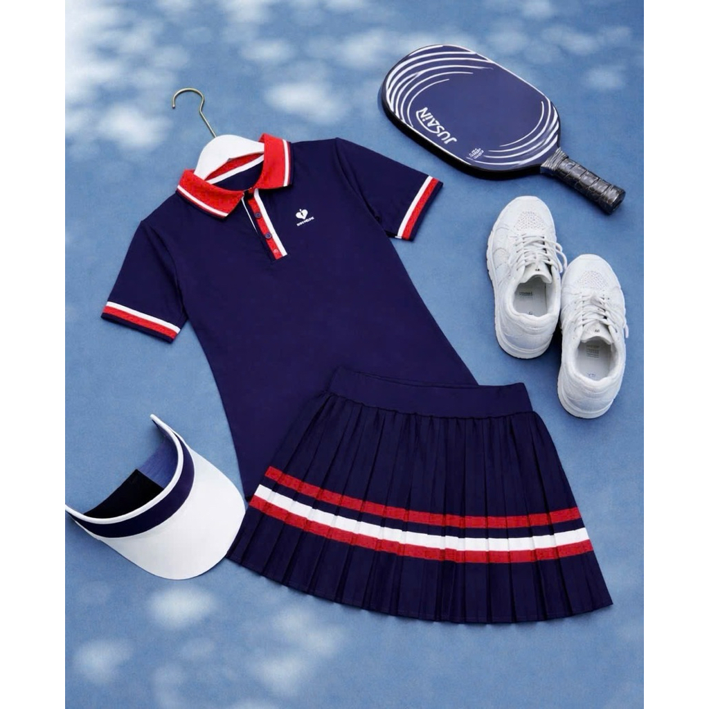 HOT Bộ thể thao nữ, Bộ váy áo POM QC cao cấp chơi Pickleball, Golf, Tennis...