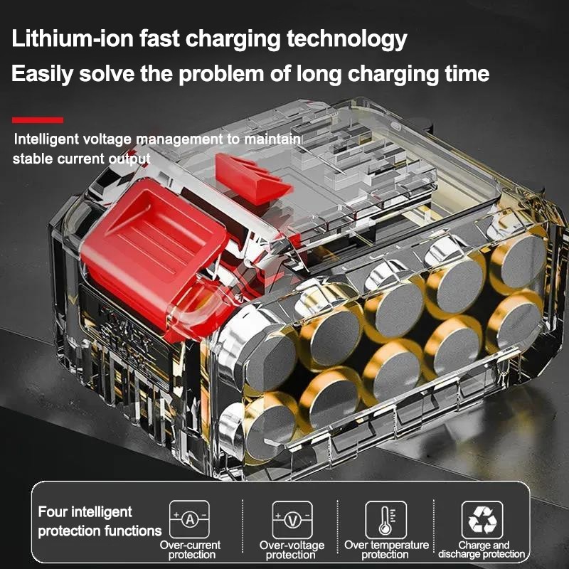Qimedo Máy Cắt Cỏ 50000mah Điện Dùng Pin Lithium-Ion Máy Cắt Cỏ Gia Dụng Nhỏ Máy Cắt Cỏ Sạc Điện
