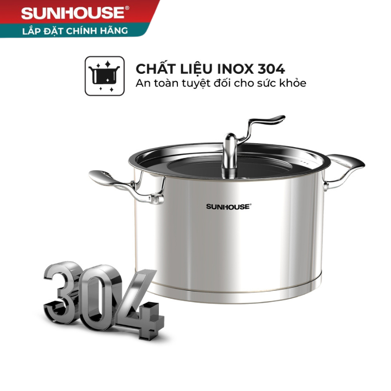 Bộ nồi Inox 5 đáy SUNHOUSE SHG2503MSA