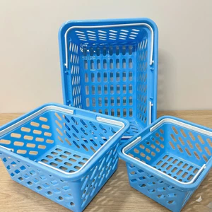 Rổ chữ nhật 2 quai xách đựng đồ phòng tắm - Đựng mỹ phẩm nhựa Đại Triển