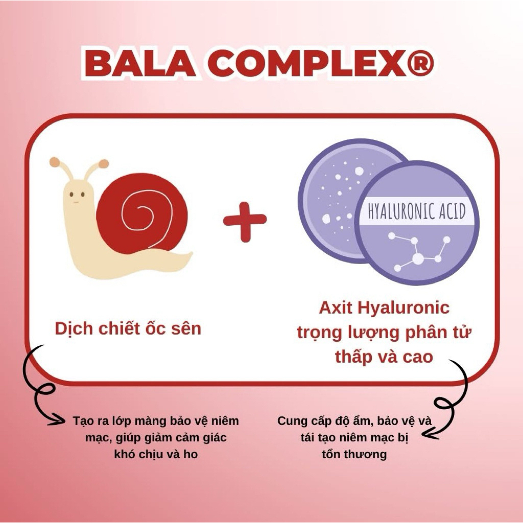 Siro Ho Slime Cough 150ml Italy Bala Complex Giảm Ho,Dịu Cổ Họng | Babymall & Care