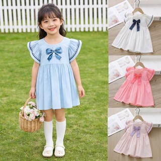 ĐầM CôNg ChúA MớI MùA Hè ThiếT Kế Nơ, ChấT LiệU ThoáNg MáT, ThờI Trang đầM TiệC