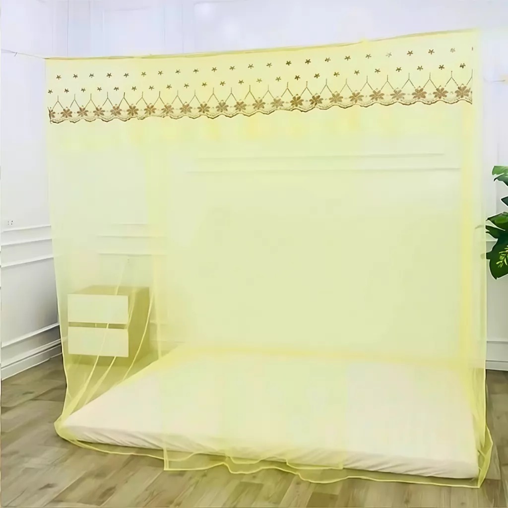 MÀN DÂY VẢI REN THÁI CAO CẤP CHỐNG MUỖI – DECOR PHÒNG NGỦ SANG TRỌNG