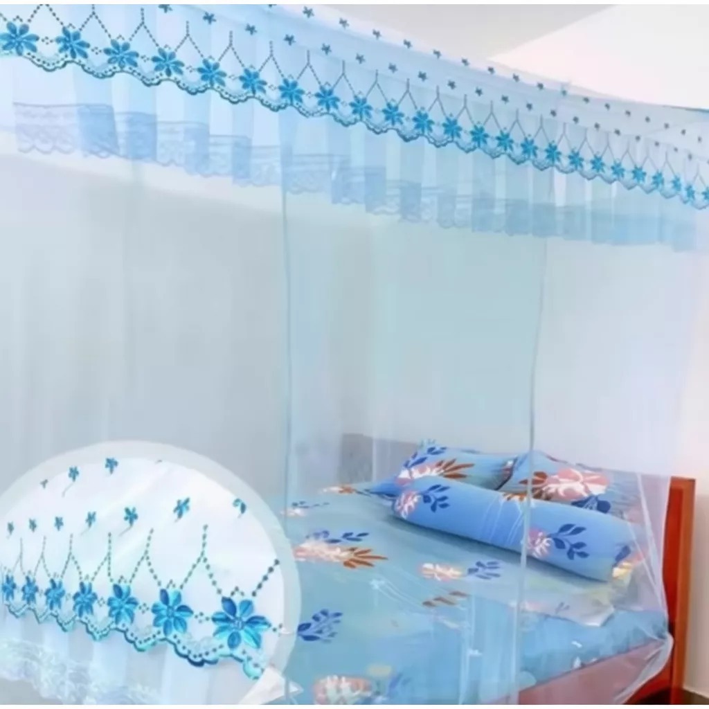 MÀN DÂY VẢI REN THÁI CAO CẤP CHỐNG MUỖI – DECOR PHÒNG NGỦ SANG TRỌNG
