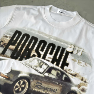 [COD] Áo Thun Boxy PORSCHE NOSTAGIC  Unisex Nam Nữ