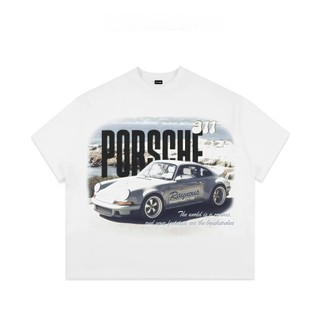 [COD] Áo Thun Boxy PORSCHE NOSTAGIC  Unisex Nam Nữ