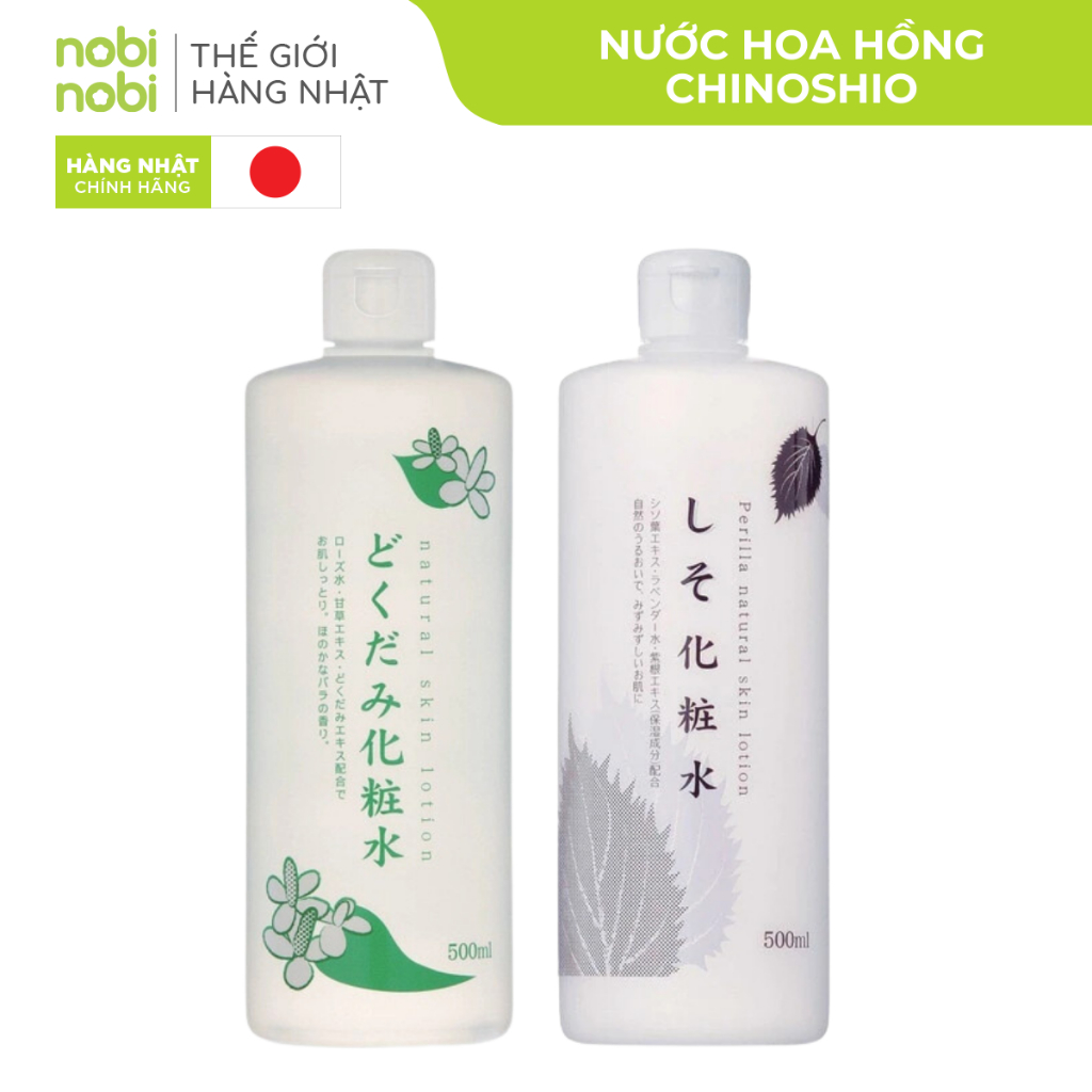 Nước hoa hồng Chinoshio Dokudami chiết xuất diếp cá, tía tô