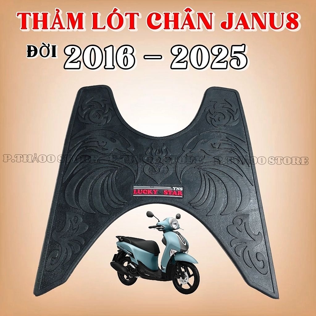 Thảm Lót Sàn Xe Janus 2016 2017 2018 2019 2020 2021 2022 2023 2024 2025 Cao Su Chống Trượt