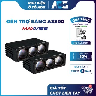 [MUA1TẶNG1] Bóng LED trợ sáng ôtô/xe máy Maxviss AZ300 - Nhỏ gọn, Giữ Zin, Tăng sáng, Đăng kiểm được | Phụ kiện ô tô ADG