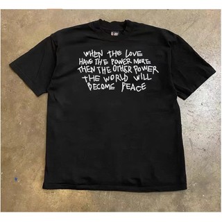 Áo Phông Cộc Tay Hè Form UNISEX Phối Chữ When The Love Cá Tính, Áo Thun Chất Liệu Cotton Khô Mềm Mịn Thoáng Khí Thấm Hút