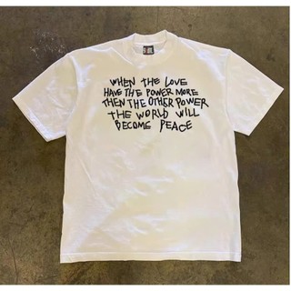 Áo Phông Cộc Tay Hè Form UNISEX Phối Chữ When The Love Cá Tính, Áo Thun Chất Liệu Cotton Khô Mềm Mịn Thoáng Khí Thấm Hút