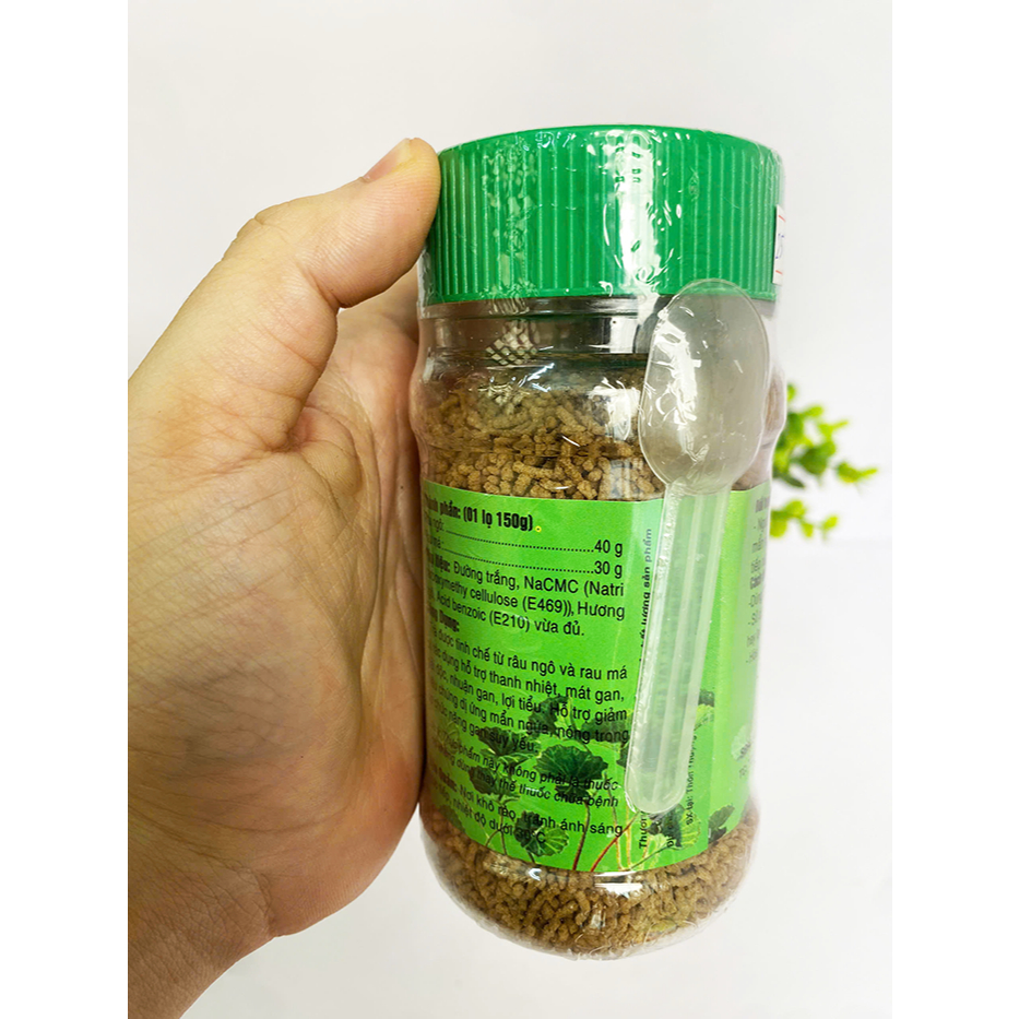 Trà Râu Ngô, Rau Má, Đại Uy, Hỗ Trợ Thanh Nhiệt, Mát Gan, Giải Độc, Lợi Tiểu