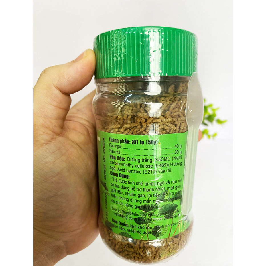 Trà Râu Ngô, Rau Má, Đại Uy, Hỗ Trợ Thanh Nhiệt, Mát Gan, Giải Độc, Lợi Tiểu