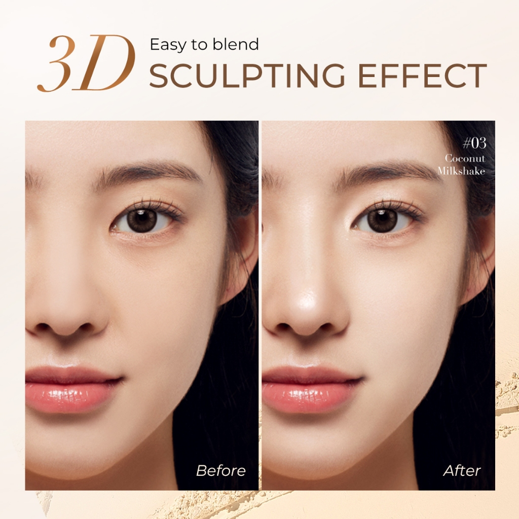 Bảng Tạo Khối & Highlight 2 Ô SACE LADY – Hiệu Ứng Gương Mặt 3D Sắc Nét 4g