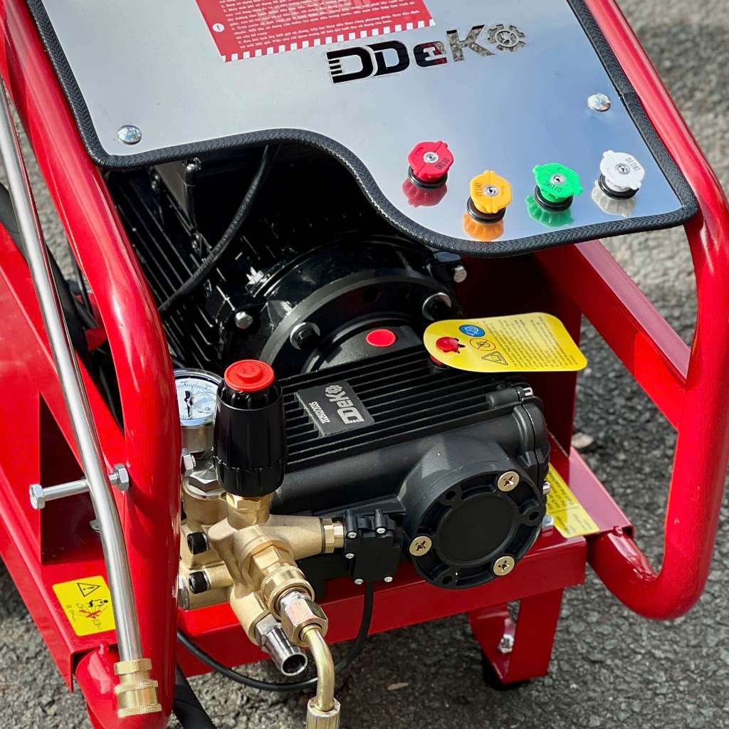 Máy Xịt Rửa Cao áp Công nghiệp DEKO DK-X35A Công suất 3,5kW, Áp lực đến 300Bar Lưu lượng nước 15 L/p