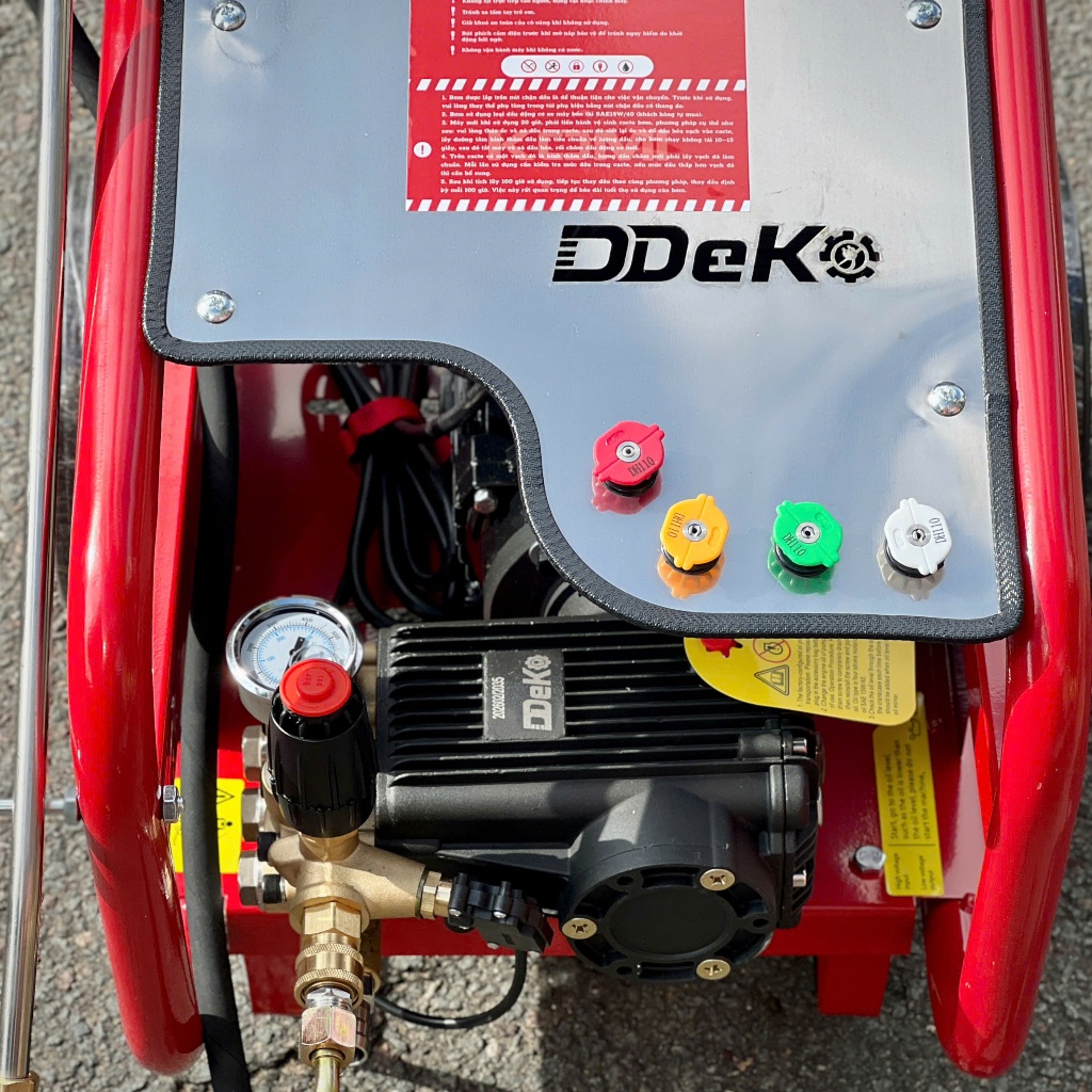 Máy Xịt Rửa Cao áp Công nghiệp DEKO DK-X35A Công suất 3,5kW, Áp lực đến 300Bar Lưu lượng nước 15 L/p