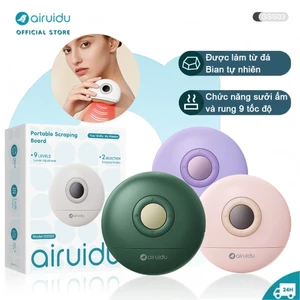 Airuidu GSS03 Bàn massage điện Gua Sha Đá tự nhiên Kết hợp chế độ rung và chế độ sưởi
