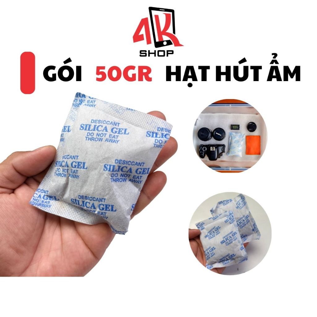 Hạt hút ẩm[50gr] tự đổi màu