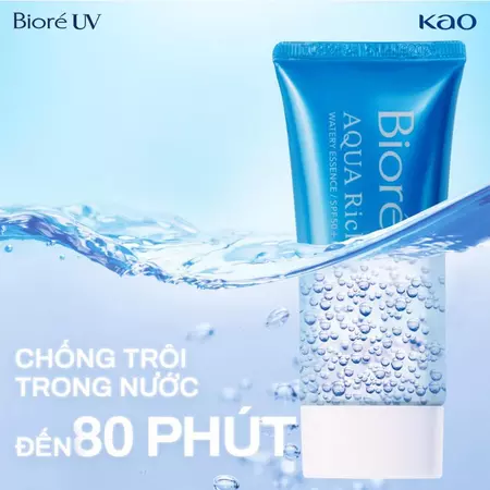 Biore UV Aqua Rich Watery Essence Tinh Chất Chống Nắng Màng Nước Dưỡng Ẩm 50g