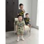 Combo 2 bộ bé trai batman, áo thun cotton form rộng phối quần short thoáng mát Moonie Kid - B03/set 2b batman