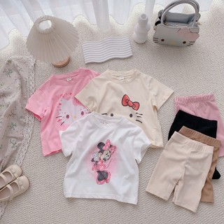 Áo bé gái, Áo thun hè bé gái nhiều họa tiết hình in dễ thương 9-26kg A571 Tiểu Yến KID
